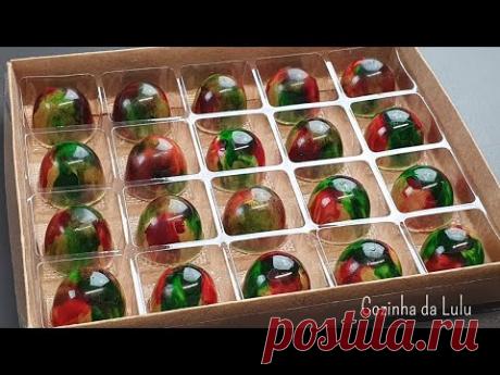 Узнайте, как сделать мраморный шоколад! Легко и быстро