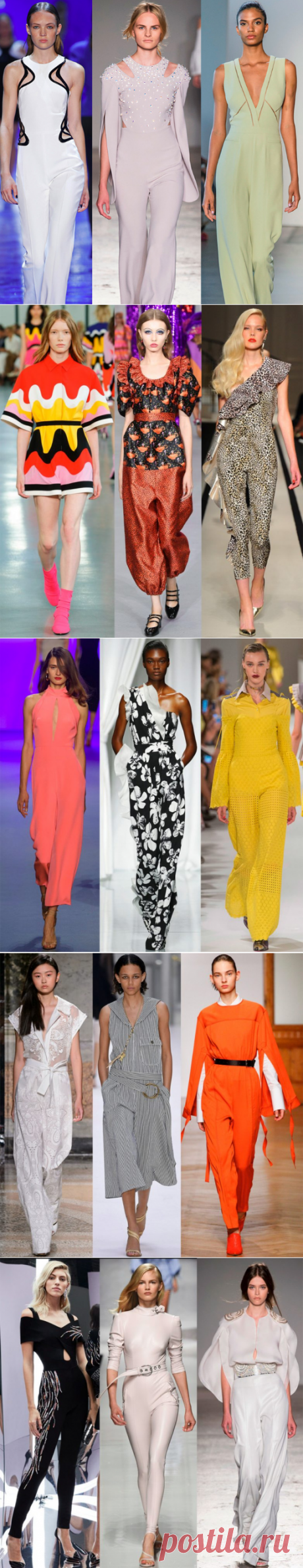 Женские комбинезоны, которые будут актуальны в 2017 году / Все для женщины