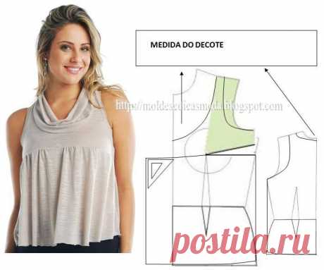 TRANSFORMAÇÃO DE BLUSA – 13 - Moldes Moda por Medida