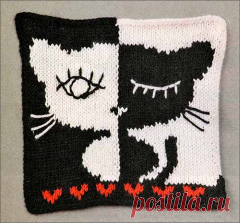 Вязаная картина 