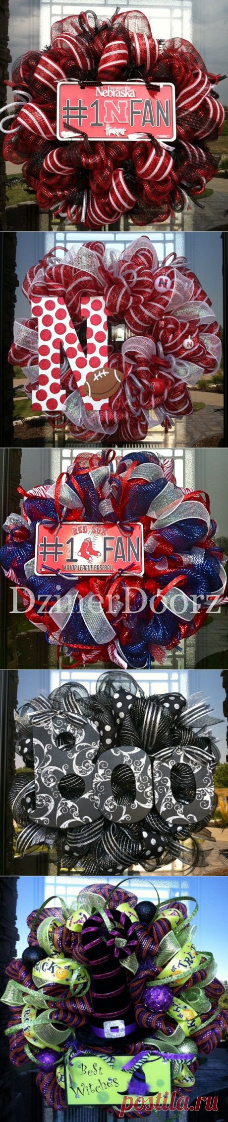 deco mesh wreaths