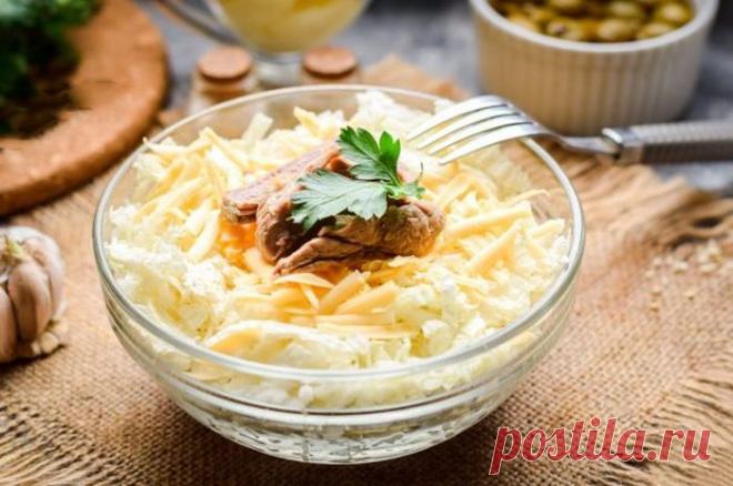 Салат "Телячьи нежности" — рецепт с фото пошагово