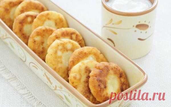 Сырники с яблоками