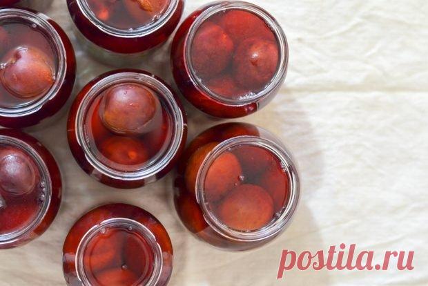 Компот на зиму из целой сливы — Домашние заботы