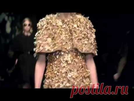 Вышивка золотой канителью в коллекции Dolce &amp; Gabbana 2013 — Яндекс.Видео