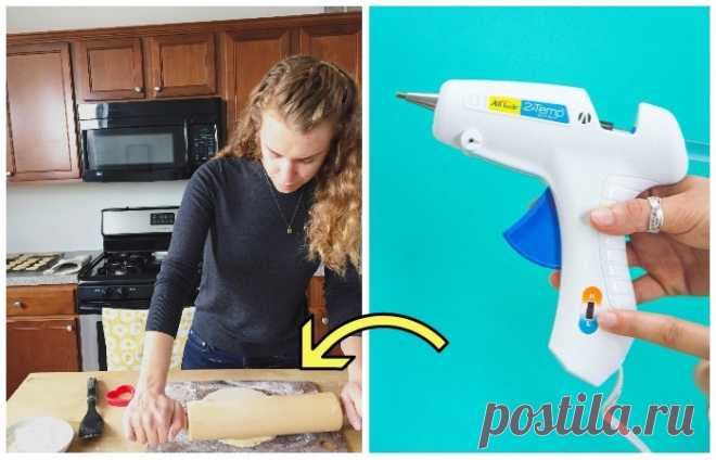 Хозяйка взяла в руки скалку и термоклей, а то, что получилось в результате, порадовало всю семью