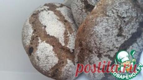 Порционный ржаной заварной хлеб на закваске - кулинарный рецепт