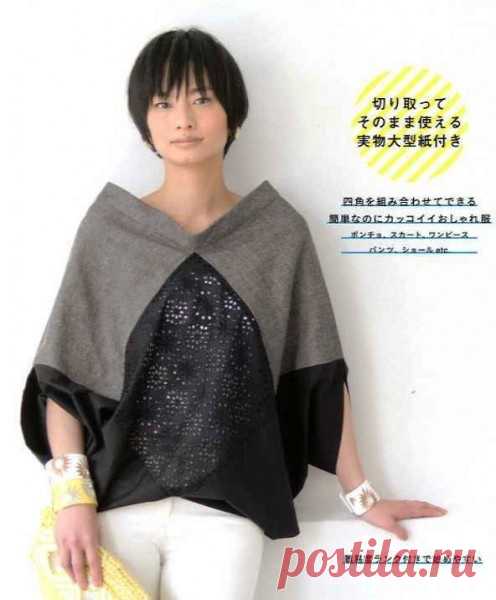 Блузка из японской книги Модная одежда и дизайн интерьера своими руками