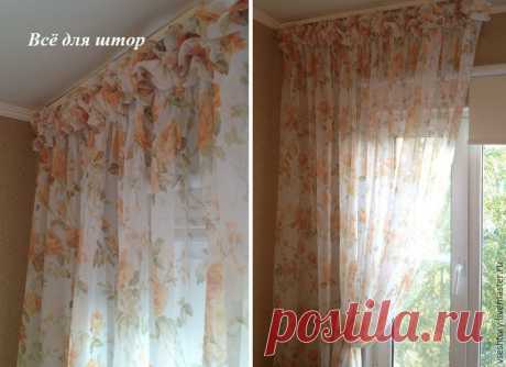 Как быстро сшить шторы с буфами