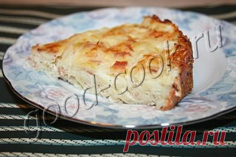 капустная шарлотка