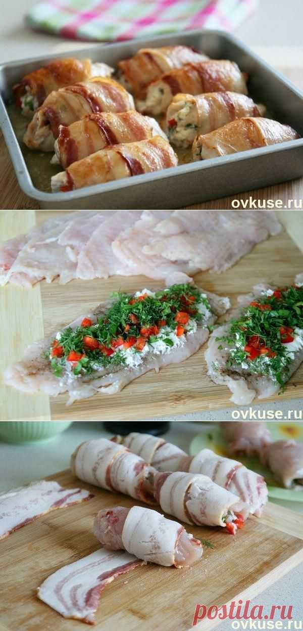 Куриные рулетики - Простые рецепты Овкусе.ру