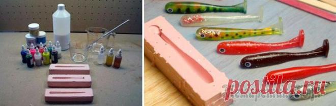 Изготовление силиконовых приманок своими руками