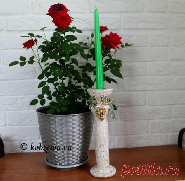 Подсвечники из гипса | Краше Всех