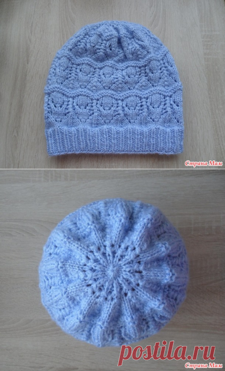 . Шапка по схеме «Сладкая Вербена» от DROPS. Дополнено. - В.Г.У. - Вязаные Головные Уборы - Страна Мам