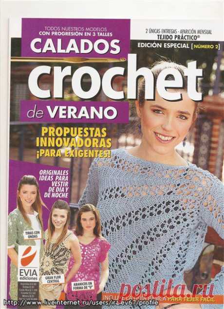 Tejido Práctico Crochet CALADOS № 2 2010(Вязание ,разные техники)