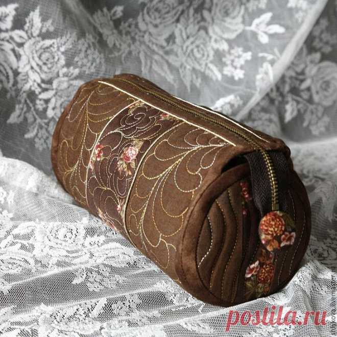 Шьем красивую косметичку из ткани