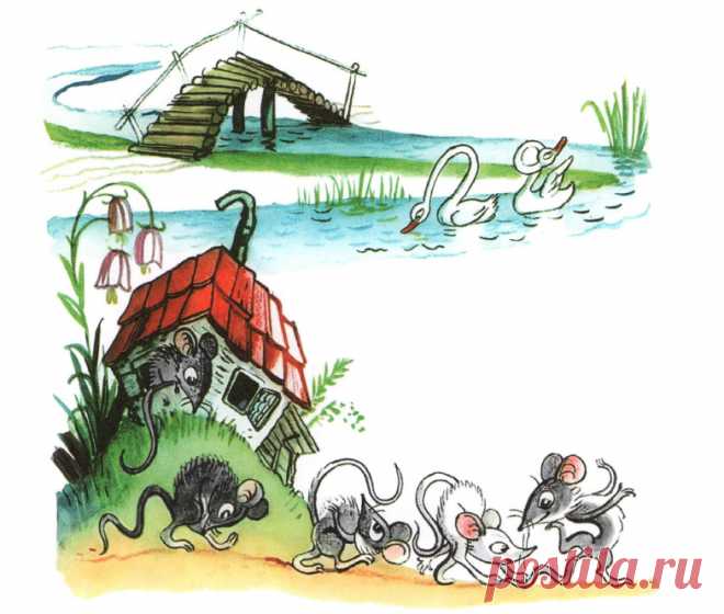Скрюченная песня / Корней Чуковский (читать) Читать онлайн сказку с иллюстрациями: 