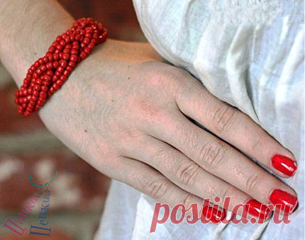 Браслет "Косичка" / Бисероплетение / В рукоделии