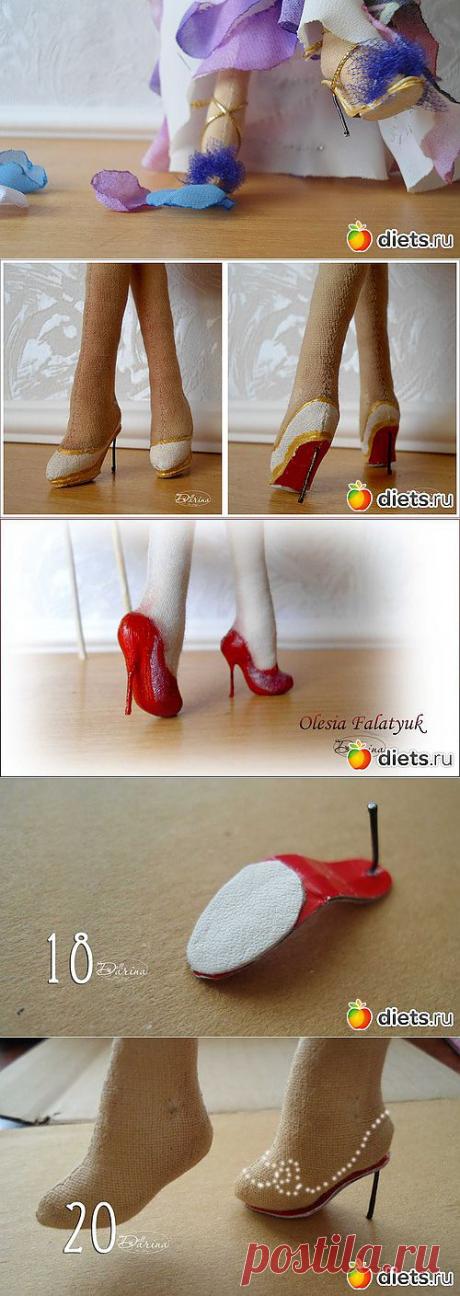 На тоненьких шпильках. МК.: Кукла: Группы - diets.ru