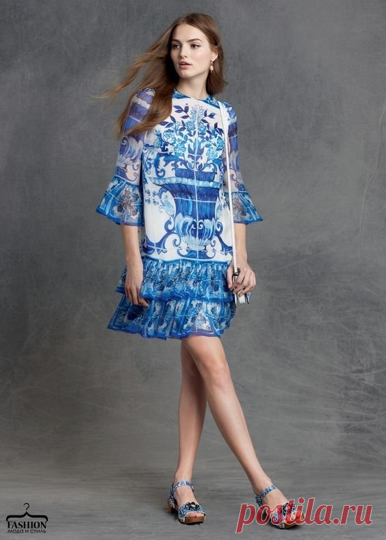 Обалденный принт в коллекции Dolce&Gabbana