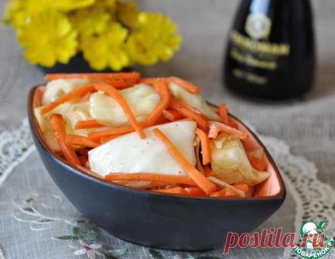 Закуска из капусты с морковью по-корейски – кулинарный рецепт