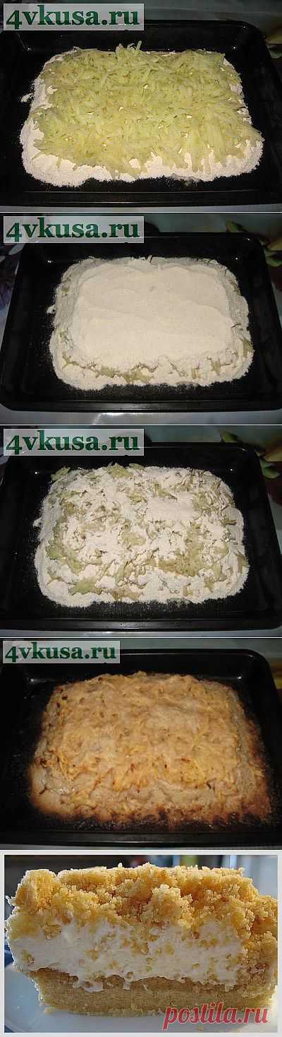 Яблочный пирог без яиц. Фоторецепт. | 4vkusa.ru