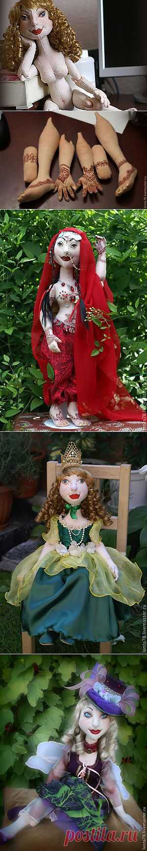 Кукла текстильная шарнирка. - Ярмарка Мастеров - ручная работа, handmade