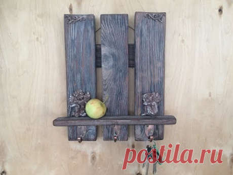 Декорирование ключницы. Diy.