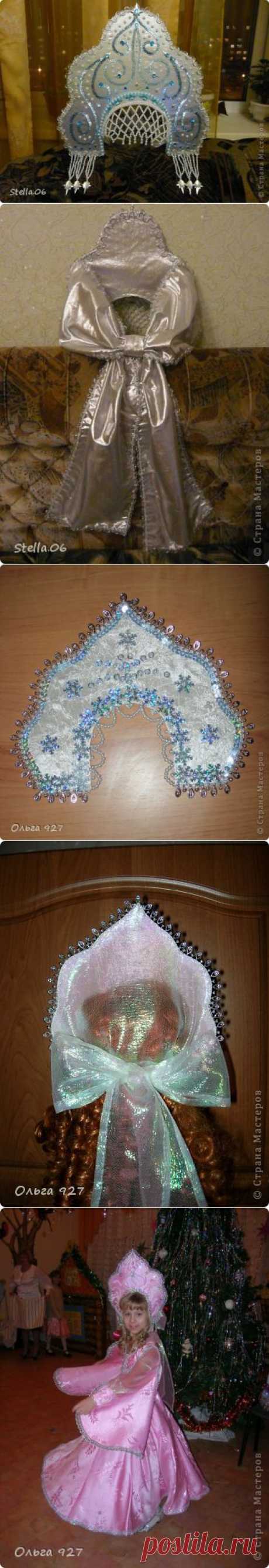 Роскошные кокошники для Новогоднего бала - Рукоделие