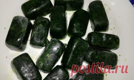 Італійські голубці: Заморожена черемша