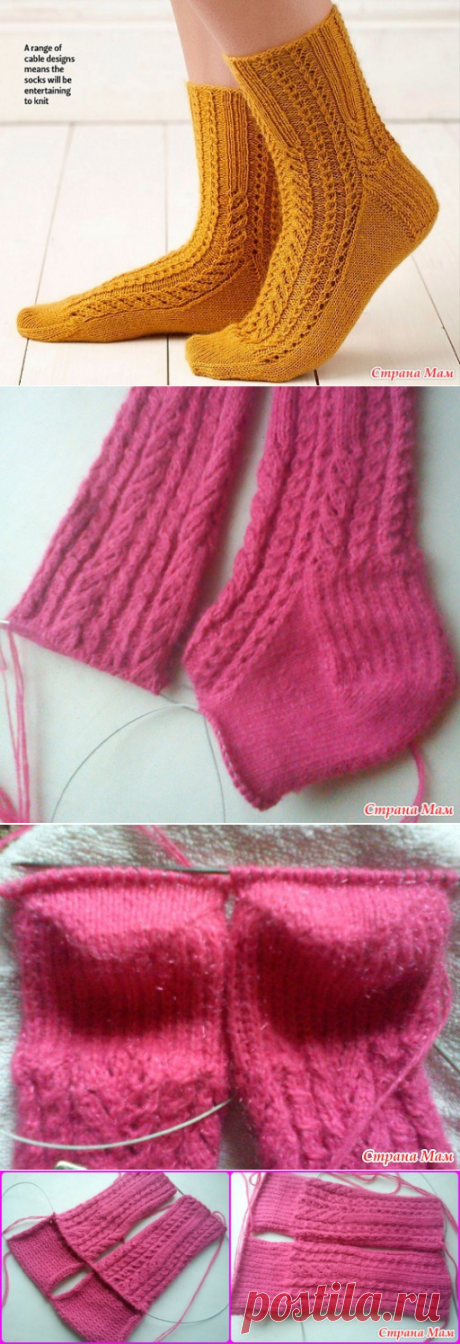 Вяжем одновременно два носочка Shelby, The Knitter 70 - Вяжем вместе он-лайн - Страна Мам
