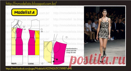 Простые модели для летнего платья с выкройками — Делаем руками