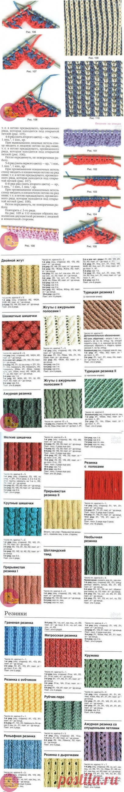 Вяжем резинку — Сделай сам, идеи для творчества - DIY Ideas