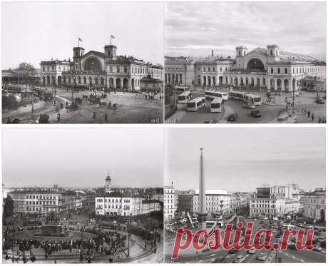 Петербург сегодня и сто лет назад в сравнительных фото
