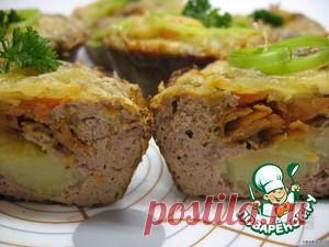 Печеночные кексы с начинкой - кулинарный рецепт