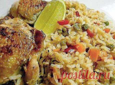 Рис с курицей - Arroz con pollo.Безумно вкуснo!! Быстро, легко и ОЧЕНЬ вкусно! Рецепт совсем простой. !! Более подробно о рецепте можете узнать в источникe: шеф-повар Одноклассники, по ссылке fastppc.net/yIkT  Рекомендуем посмотреть!!! Приятного аппетитa

Дорогие кулинары! Чтобы не потерять рецепт, жмите &quot;Класс!&quot;, а потом &quot;поделиться&quot;. Рецепт будет на вашей стене В Одноклассники. Всё ОК!