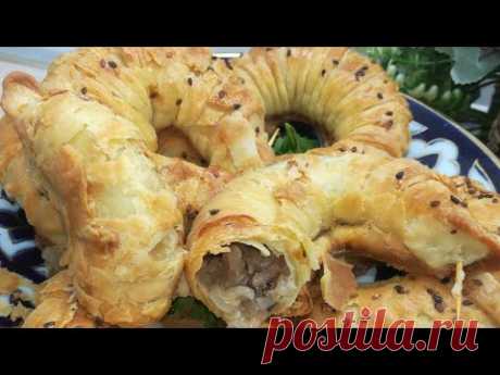 Такие ВКУСНЯШКИ ДАЖЕ остыть НЕ УСПЕЕТ / БУЛОЧКИ С МЯСОМ УЗБЕЧКА ГОТОВИТ - YouTube