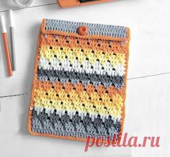 Чехол для планшета. Крючком. / Verena.ru