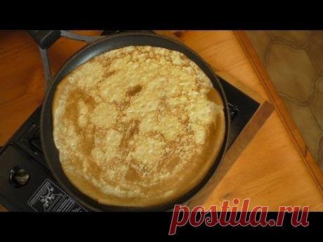 Блины из бутылки.