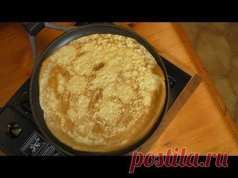 Блины из бутылки.