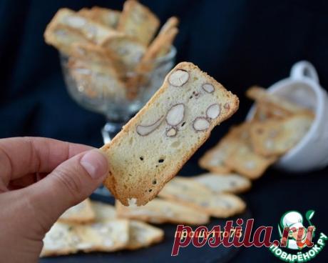 Белковое печенье с миндалём - кулинарный рецепт