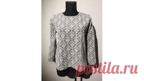 Сшила новогодний джемпер за 4000р. и 5 минут!