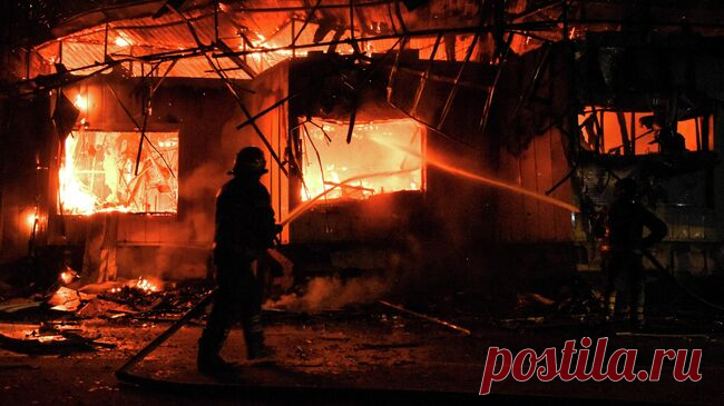 В Екатеринбурге произошел пожар в гаражном комплексе