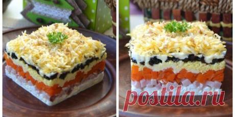 Приготувала на пробу салат "Улюбленець". Тепер в моїй скарбничці ще один рецепт