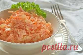 Морковный салатик к ужину