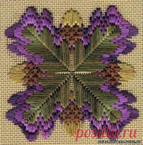 Флорентийская вышивка