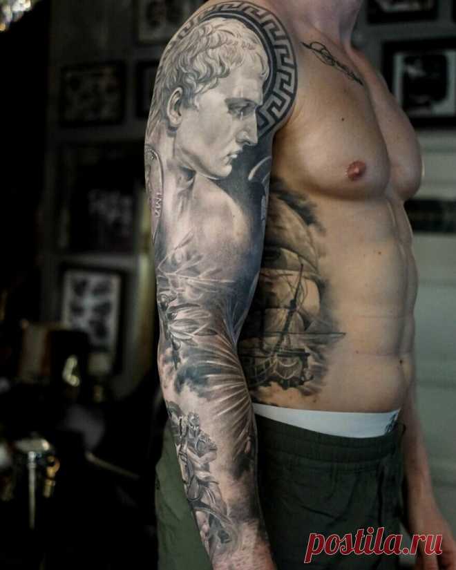 40 эффектных тату в стиле черно-серого реализма от Ти Стаклайфа | Цветы Флоры | Яндекс Дзен