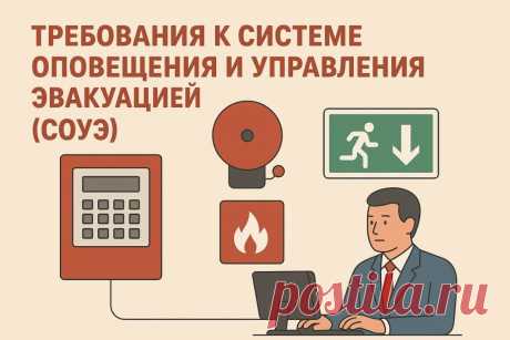 🚨 СОУЭ — это не просто сигнализация, а система, которая спасает жизни. Правильное проектирование и эксплуатация обеспечивают безопасную и быструю эвакуацию при пожаре. 🔥✅ #ПожарнаяБезопасность #СОУЭ