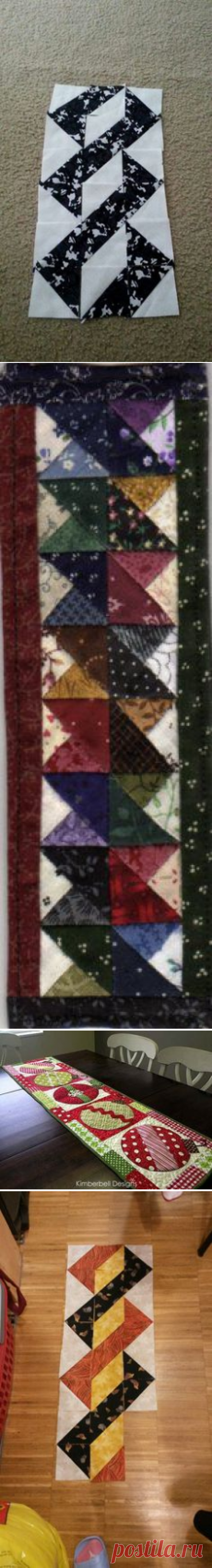 inspiration only but wouldn't be difficult to chart out as it is all half-square triangles..... | Patchwork