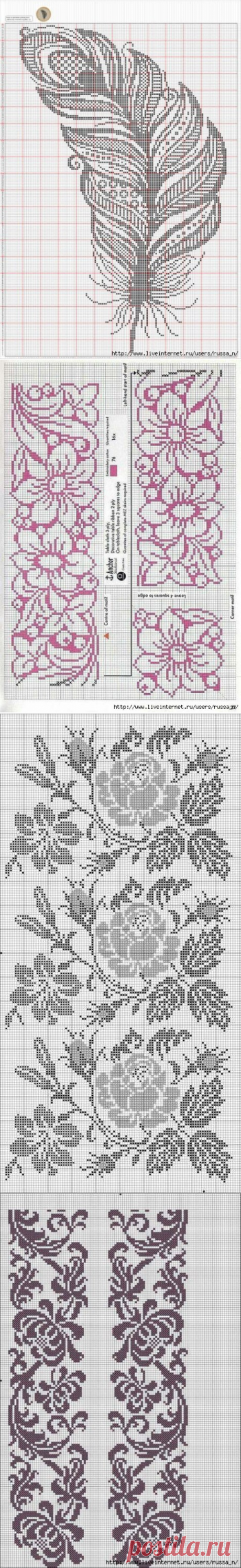 Филейные схемки — Сделай сам, идеи для творчества - DIY Ideas